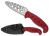 Spyderco Temperance Trainer Red No Edge 4.15 Inch Satin Leaf