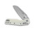 Microtech MSI RAM-LOK Folding Knife Half Serrated Stonewash White Polymer