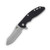 Hinderer XM-18 Folding Knife 3.5 Inch Plain Stonewash Skinner Front Open