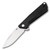 Boker MF.3 Clip Point Frame Lock Knife Black Aluminum