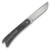 ESNYX Silver Line Beer Buster Mokuti Shield Black 3.02in Plain Satin Drop Point Back Open 2