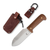 LT Wright Wild Harvest Les Stroud Foraging Knife A2 Brown Burlap Micarta