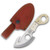 Frost Chipaway Bucktail Classics Bone 3.75in Satin Guthook Fixed Blade
