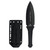 Takumitak Sentinel Black G10 5.5in Black Spear Point Fixed Blade Knife