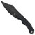 Takumitak Alert Black G10 5in Black Stonewash Clip Point Fixed Blade