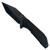 Takumitak Terminal Black Oxide 4in Modified Tanto Fixed Blade Knife