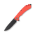 Daggerr Knives Wocket Folding Knife Orange Black Stonewash DROP POINT