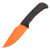 Hogue Extrak XL Black 3.9in Orange Cerakote Clip Point Fixed Blade