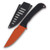 Hogue Extrak XL Black 3.9in Orange Cerakote Clip Point Fixed Blade