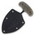 GTI50 GTI CUSTOM PUSH DAGGER T-HANDLE BLACK SHEATH