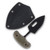 GTI50 GTI CUSTOM PUSH DAGGER T-HANDLE BLACK SHEATH