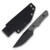 Vero Myelin Fixed Blade Knife 3.6 Inch Plain Blackwash Drop Point