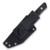 Vero Myelin Marbled Carbon Fiber 3.6 Inch Plain Belt Satin Drop Point