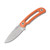 Ruike Hornet Fixed Blade Orange 3.35 Inch Plain Stonewash Drop Point RUPF815J