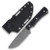 McNees Ridge Runner Fixed Blade Knife Atomic Black