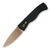 Pro Tech Auto TR-2 Black Handle With Textured Corners Rose Gold Magnacut Blade Plain Edge