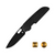 Kizer Varatas Folding Knife 3.25 Inch Plain Black Drop Point