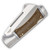 Rough Ryder Camp Side Cleaver Brown Burlap Micarta