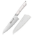 Cangshan Helena Series Kitchen Prep Knife 5.5in Plain Edge White