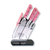 Hen & Rooster 8 Piece Block Set Acrylic Block Stand PINK HANDLES