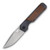 Kizer Militaw Mikuruti Wood and Black G-10 3.36in Plain Satin Drop Point Front Open 1