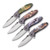 Frost Wildlife Series 4 Pc Set Assisted Opening Folders Aluminum Handles 420 SS Blades FRFC65SET