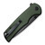 Sencut Praktisk Green Canvas Micarta Handle Black 9Cr18MoV Blade S24019-3