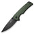 Sencut Praktisk Green Canvas Micarta Handle Black 9Cr18MoV Blade S24019-3