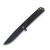 Medford M-48 Folding Knife DLC S45VN Black Handles Bronze Hardware
