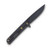 Medford M-48 Folding Knife DLC S45VN Black Handles Bronze Hardware