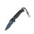 Benchmade Mini Adira Tempest Gray 3.21in Part Serr Blue Drop Point BM18065SBT-01