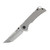 Crispy Donut Community Outbreak Folding Knife Smooth Titanium CDCOUTBRKTI