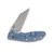 Hinderer XM-24 4.0 Skinny Wharncliffe Stonewash Blue Titanium/Red G-10