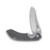 Olamic Wayfarer 247 Folding Knife 180C Satin S90V Mouflon Stonewash Titanium Partial Waveform