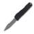 Microtech Cypher II Black OTF DE Apocalyptic Partial Serrated Dagger