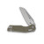 Microtech MSI RAM LOK Lawnman OD Green 3.88in Full Serrated Sheepsfoot Blade