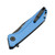Glow Rhino The Szilard Folding Knife Magnacut Tanto Anodized Aluminum Handles with Large Blue Tritium