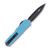 Microtech Cypher II Turquoise OTF Black Double Edge Dagger
