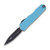 Microtech Cypher II Turquoise OTF Black Double Edge Dagger