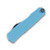 Microtech Cypher II Turquoise OTF Black Double Edge Dagger