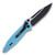 Microtech SOCOM Elite Folding Knife Half Serrated SE Turquoise