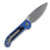 Microtech LUDT Folding Knife Gen III Apocalyptic S/E Blue