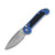 AUMT113510BL Microtech LUDT SE Gen III Blue Stonewash Standard