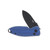 CRKT Squid Folding Knife 2.27in Plain Edge Blue Burlap Micarta CR2474BD