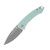 CRKT Tuna Compact Folding Knife 2.73in Plain Edge Aqua Blue G10 CR2522B