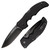 Cold Steel Recon 1 Folding Knife 4in Black DCL Plain Spear Point Blade CS27BS