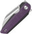Tenable Knives Rafe L Purple & Black G-10 Handle Satin 14C28N Blade T1048A5