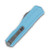 Microtech Cypher II D/E Apocalyptic Partially Serrated Turquoise