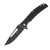 Camillus Shiloh Folding Knife Black G-10 Handle Black Coated 8Cr13MoV 3.3In Drop Point Blade CAM-21011