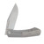 Vosteed Vallhund Folding Knife Stonewash S35VN Gray Titanium A2101